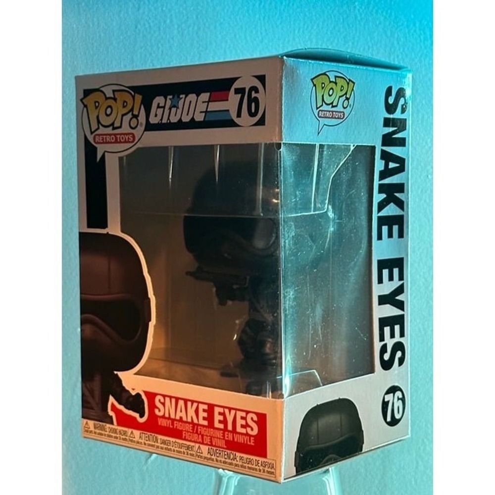 FUNKO POP! VINYL: G.I. Joe- V1 Snake Eyes #76 - Picture 7 of 10